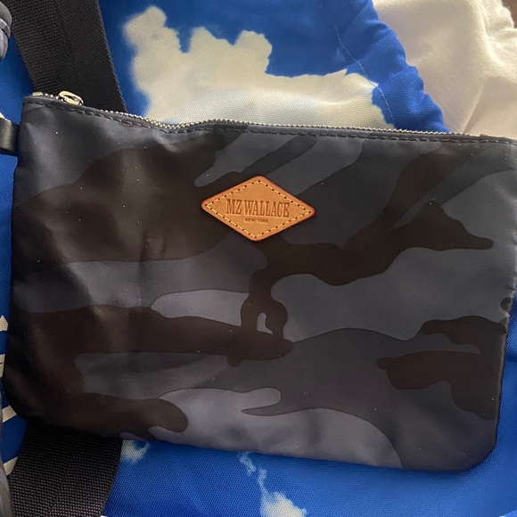 MZ Wallace soho Navy Camouflage Tote - Picture 7 of 11